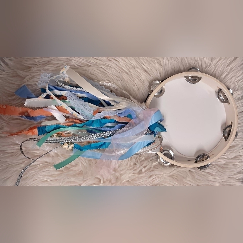 8" Festival Tambourine - Picture 3 of 4